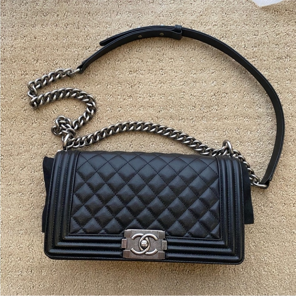 Chanel Boy Bag Black Quilted